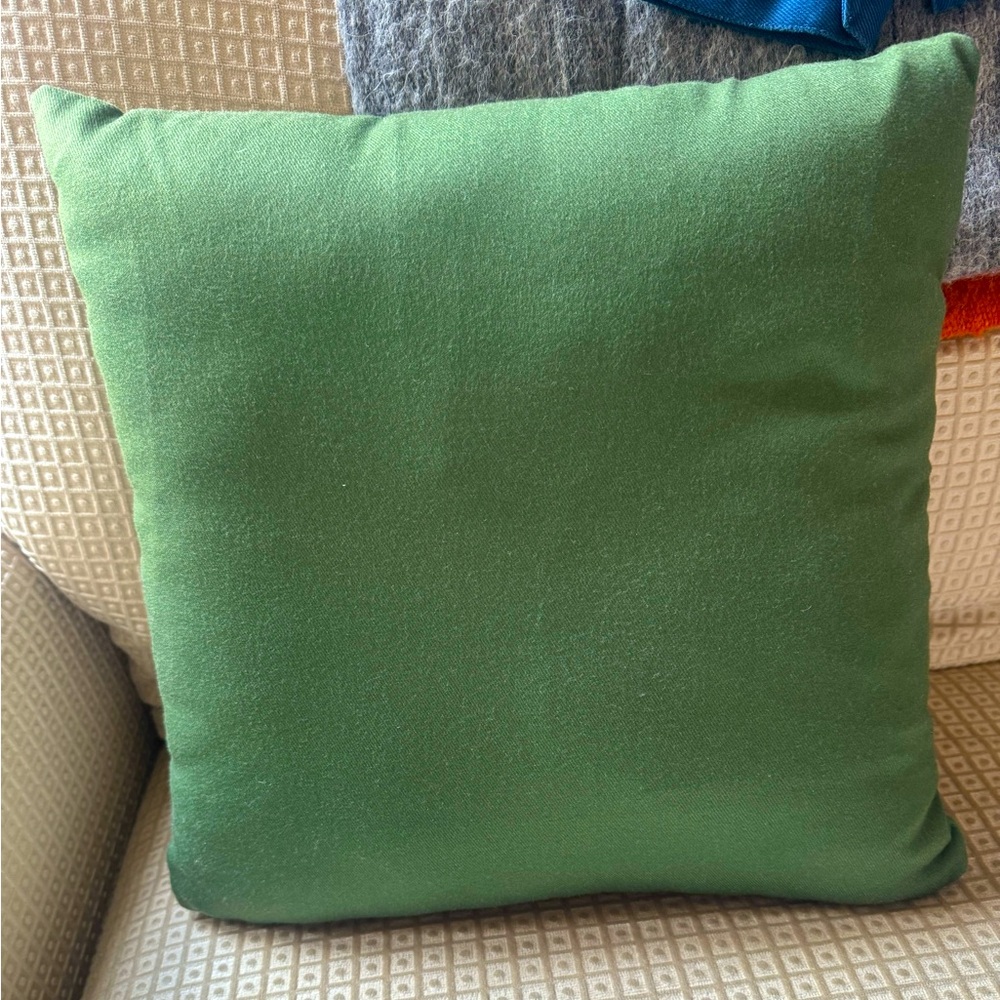 Society 6 emerald green accent pillow